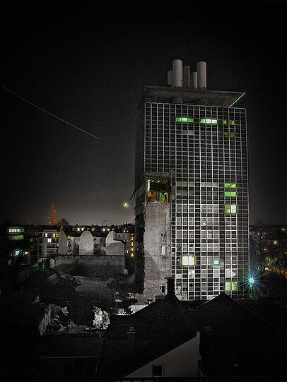 Über vier Jahre hinweg hat der Münchner Fotograf Behram Salmassinia die Bauarbeiten am alten Heizkraftwerk dokumentiert.