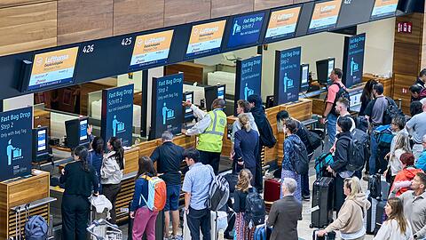 Ein Hackerangriff auf einen externen Dienstleister sorgte Anfang Oktober für tagelange Probleme beim Check-in. (Archivbild)