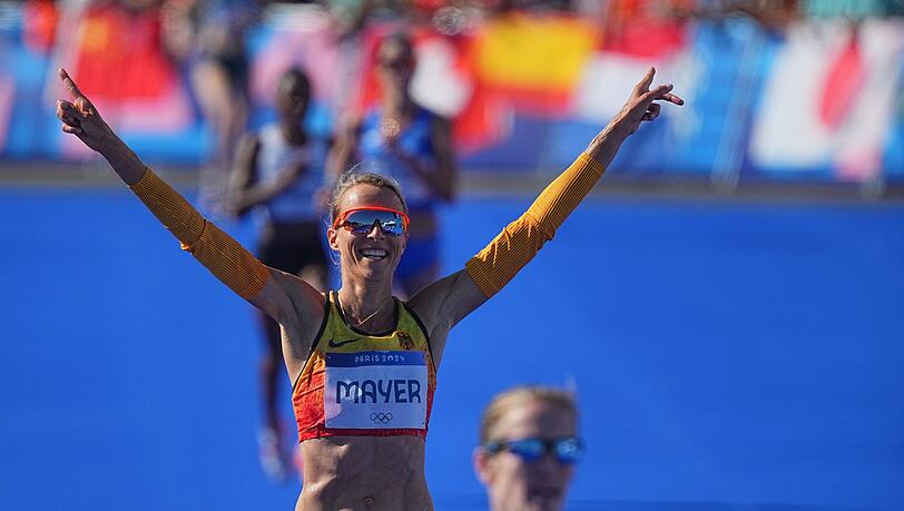 Erneut deutsche Marathon-Meisterin: Domenika Mayer aus Regensburg. (Archivbild)