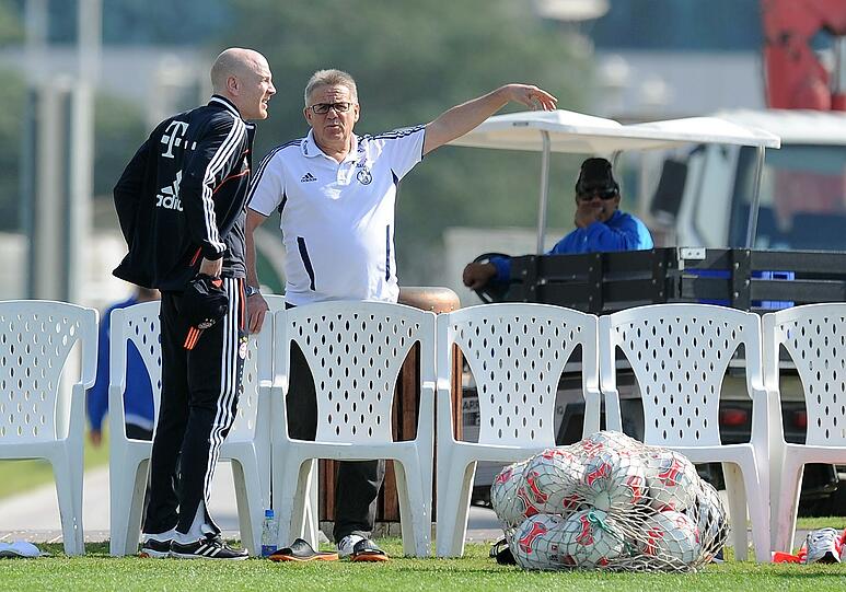 Die Bayern im Trainingslager in Doha, Tag 2.