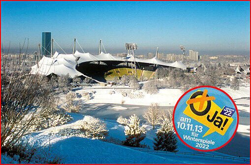Das Olympiastadion als Schauplatz der Olympischen Winterspiele 2022? Morgen fällt die Entscheidung über die Münchner Bewerbung!