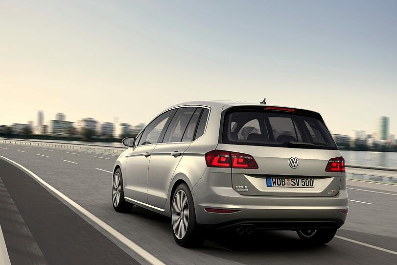 Der neue Golf Sportsvan vermittelt außen wie innen VW-Feeling pur.