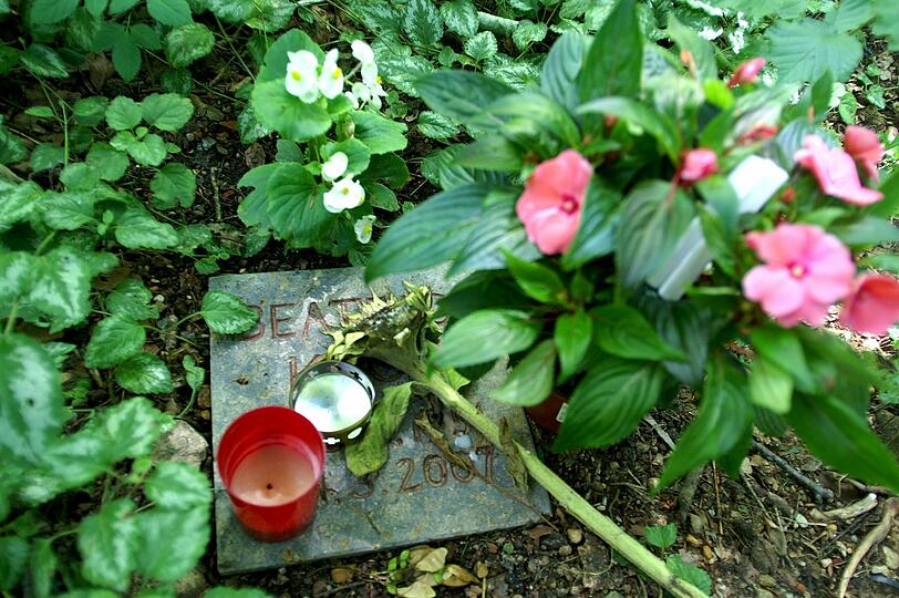 Auch am Waldfriedhof fließt bald wieder Wasser an den Brunnen.