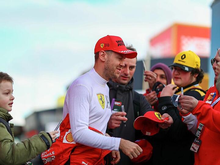 Beliebt bei den Formel-1-Fans: Ferrari-Star Sebastian Vettel.