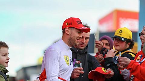 Beliebt bei den Formel-1-Fans: Ferrari-Star Sebastian Vettel.