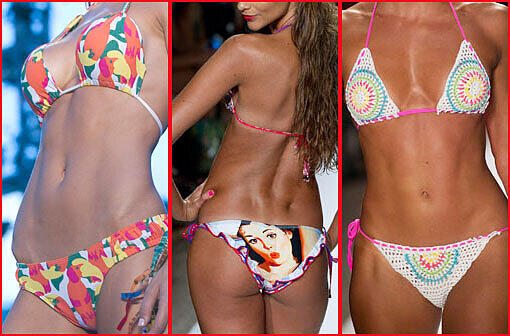 Bei der "Mercedes Benz Fashion Week Swim" präsentieren die Top-Models die angesagteste Bademode - da kann man(n) schon mal ins Schwitzen kommen. Die Bilder.