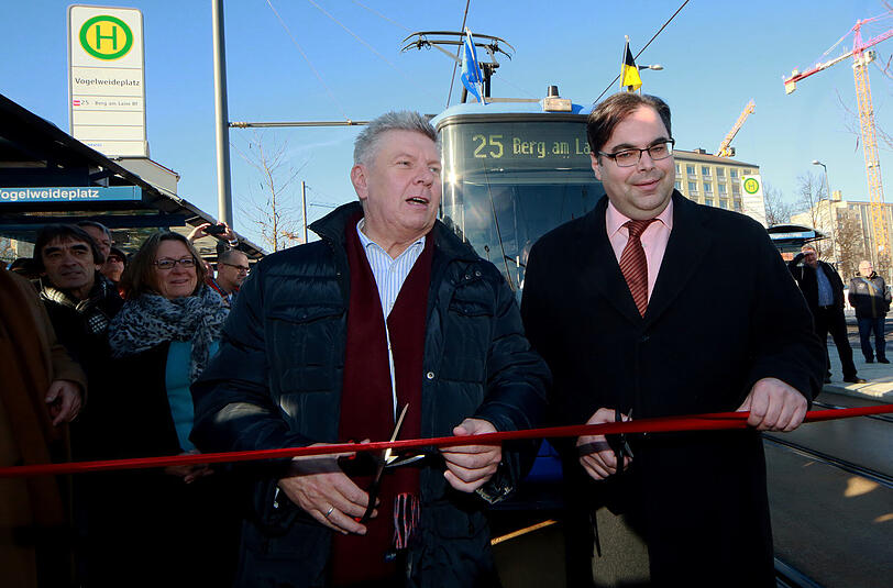 Schnipp-schnapp: OB Dieter Reiter und MVG-Chef Ingo Wortmann.