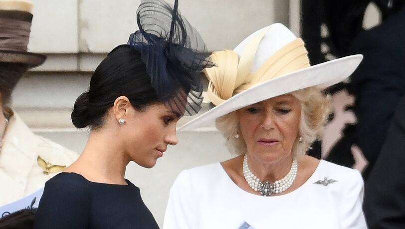 Herzogin Meghan und Königin Camilla hatten es nicht immer leicht im britischen Königshaus. Doch nur eine konnte ihren Ruf retten, behauptet ein Experte.