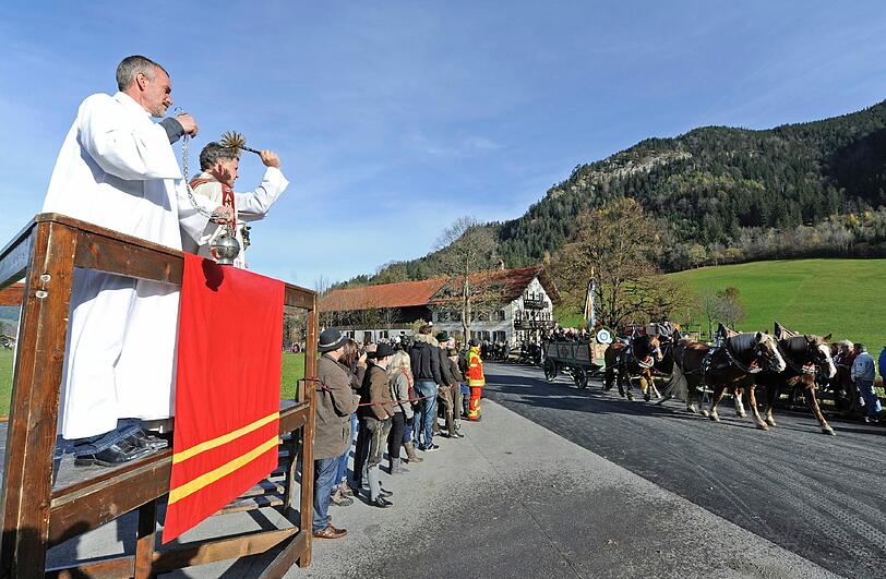 So schön war der Leonhardiritt: Bei strahlendem Sonnenschein zog der Traditions-Zug vom Schliersee nach Fischhausen. Die schönsten Bilder.