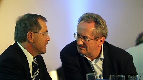 Fredi Heiß (links) mit OB Christian Ude.