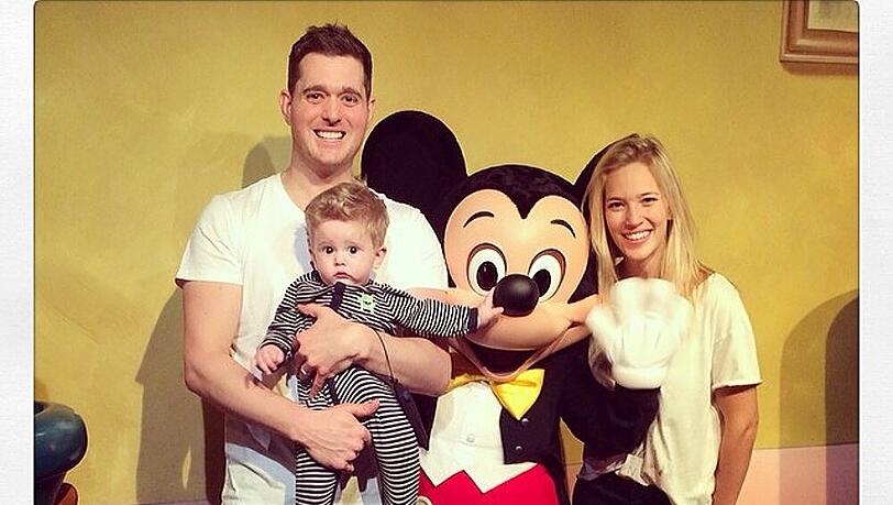 Familie Bublé beim Ausflug nach Disneyland Familie Bublé beim Ausflug nach Disneyland