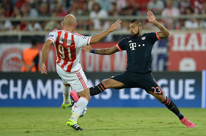 ARTURO VIDAL - NOTE 4 - Nennt sich Krieger, ist also Bayerns Ares. Beim Königsklassen-Debüt für die Münchner mit wenig Durchschlagskraft.