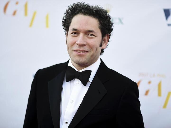 Gustavo Dudamel bei der Eröffnungsgala der Los Angeles Philharmoniker in der Walt Disney Concert Hall 2017.