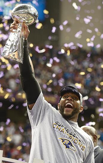 Die Footballer der Baltimore Ravens haben in New Orleans den Super Bowl gewonnen - und feiern ihren Sieg ausgiebig.