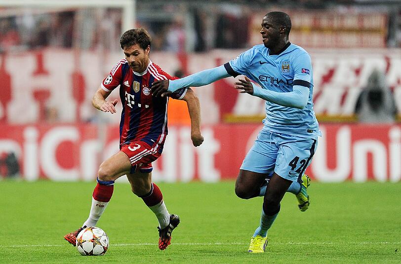 Hier gegen Guardiola und den FC Bayern im Einsatz: Yaya Toure von Manchester City.