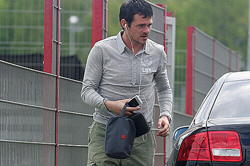 Willy Sagnol hat es eilig. Schneller Abgang gestern nach dem Training. Bald für immer?