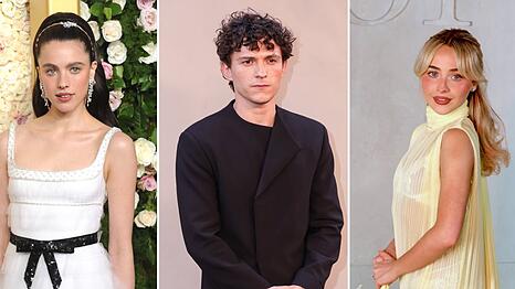 Sabrina Carpenter (r.) und Margaret Qualley (l.) werden neben Tom Holland in einem geplanten Biopic &uuml;ber den T&auml;nzer Fred Astaire zu sehen sein.