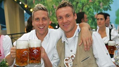 Torben Hoffmann (li.) und Michael Hofmann, hier auf der Wiesn, verstehen sich auch privat gut.