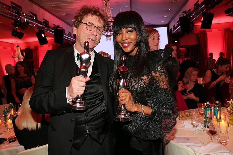 Prof. Dr. Michael Braungart und Naomi Campbel