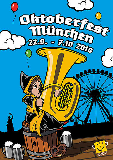 Oktoberfest-Plakat-Entwurf.