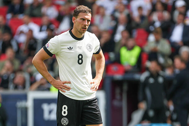 Tat sich schwer gegen Frankreich: Leon Goretzka. Tat sich schwer gegen Frankreich: Leon Goretzka.