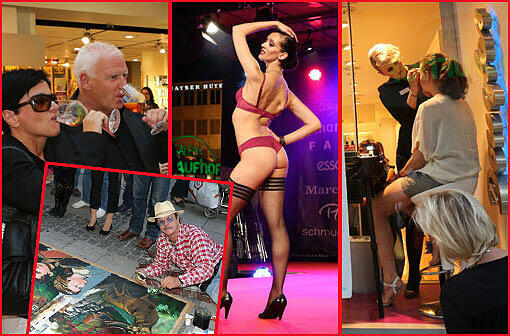Dessous-Show, Verkostungen, Zauberkünste - die lange Shopping-Nacht lockte mit ihrem Sonderprogramm tausende Münchner in die Innenstadt! Hier gibt's die Bilder - zum Durchklicken!