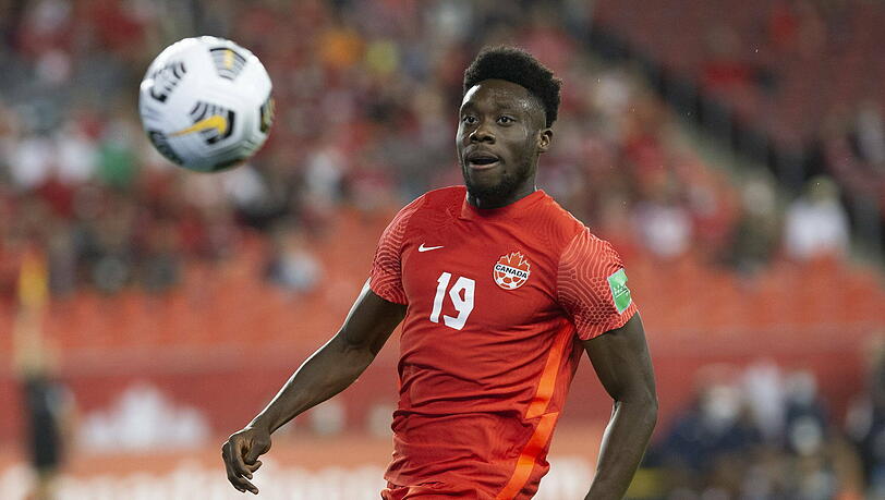Alphonso Davies konnte aufgrund seiner Herzmuskelentzündung nicht für die kanadische Nationalmannschaft auflaufen. (Archivbild)