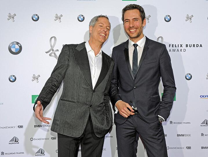 Die Moderatoren Thomas Hermanns (l.) und Alexander Mazza