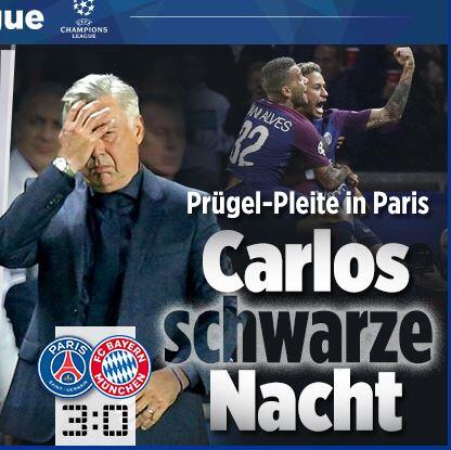 "Carlos schwarze Nacht", titelt "bild.de".