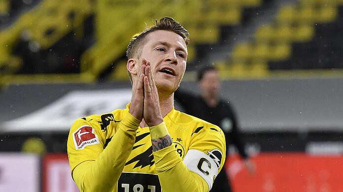 BVB-Kapitän Marco Reus vergab gegen Mainz mehrere Großchancen - am Ende stand gegen das Schlusslicht lediglich ein 2:2.