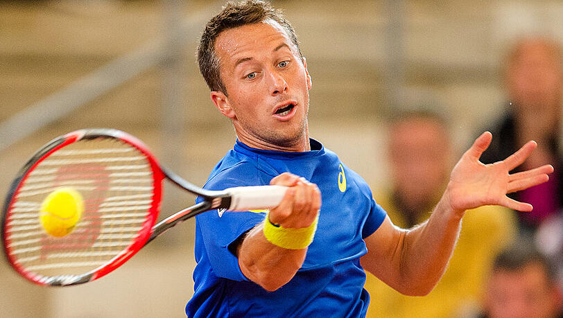 Philipp Kohlschreiber erreichte wie schon im Vorjahr die Vorschlussrunde: Damals unterlag er dem den Spanier Roberto Bautista Agut. Philipp Kohlschreiber erreichte wie schon im Vorjahr die Vorschlussrunde: Damals unterlag er dem den Spanier Roberto Bautista Agut.