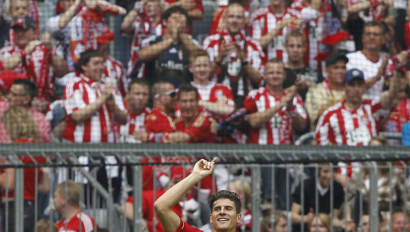 Mario Gomez jubelt über seinen Treffer. Für die Champions League müssen sich die Bayern aber erst qualifizieren. Mario Gomez jubelt über seinen Treffer. Für die Champions League müssen sich die Bayern aber erst qualifizieren.