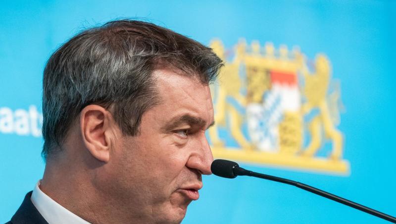 Markus Söder (CSU), Ministerpräsident von Bayern, nimmt nach der bayerischen Kabinettssitzung an einer abschießenden Pressekonferenz teil. Foto: Peter Kneffel/dpa Markus Söder (CSU), Ministerpräsident von Bayern, nimmt nach der bayerischen Kabinettssitzung an einer abschießenden Pressekonferenz teil. Foto: Peter Kneffel/dpa