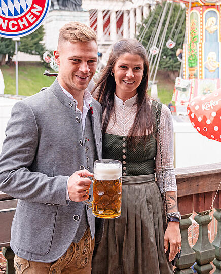 Joshua und Lina Kimmich sind heuer in den Hafen de Ehe geschippert