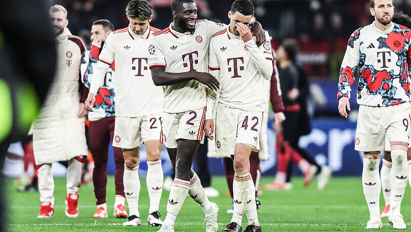 Die Uhr tickt: Bayerns Abwehrchef Dayot Upamecano (l.) und Mittelfeld-Magier Jamal Musiala sollen bis zum Start der Klub-WM in den USA unbedingt fit werden. Die Uhr tickt: Bayerns Abwehrchef Dayot Upamecano (l.) und Mittelfeld-Magier Jamal Musiala sollen bis zum Start der Klub-WM in den USA unbedingt fit werden.