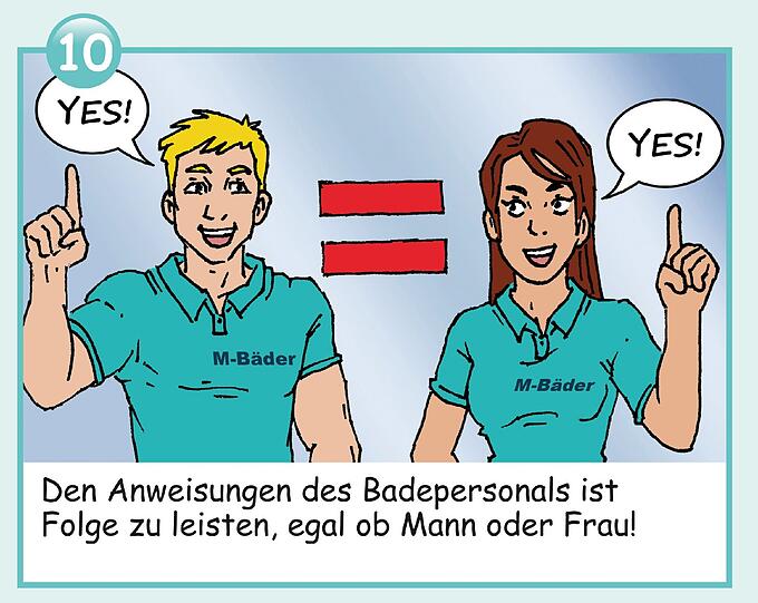 Regel 10: Tun, was der Schwimmmeister sagt.