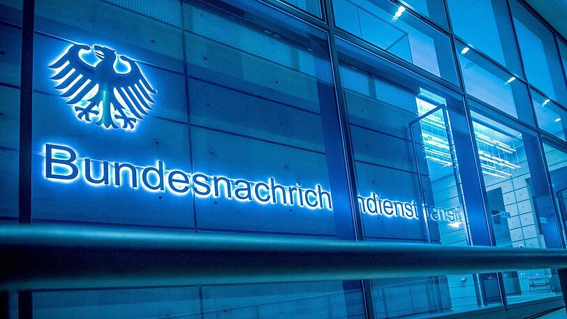 Der Eingang zum Bundesnachrichtendienst BND in Berlin.