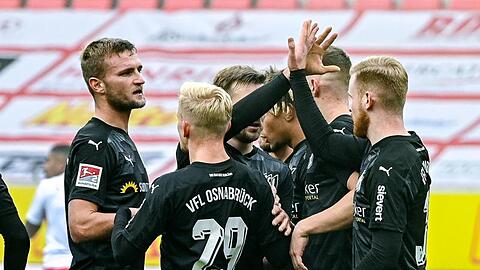 Trotz Rückstand konnte der VfL Osnabrück drei Punkte in Regensburg bejubeln.