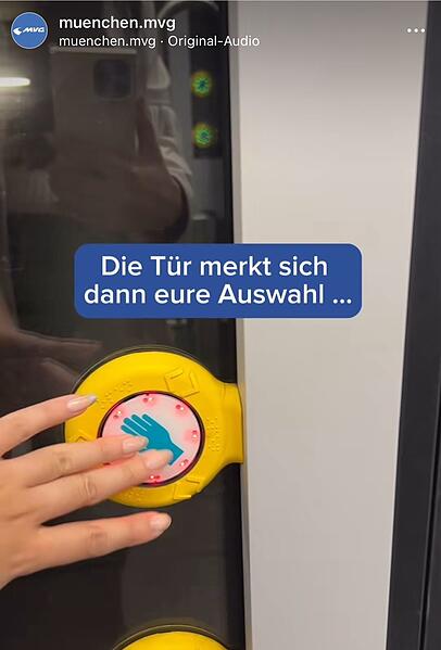 ...und die Tür öffnet sich dann ganz von allein.
