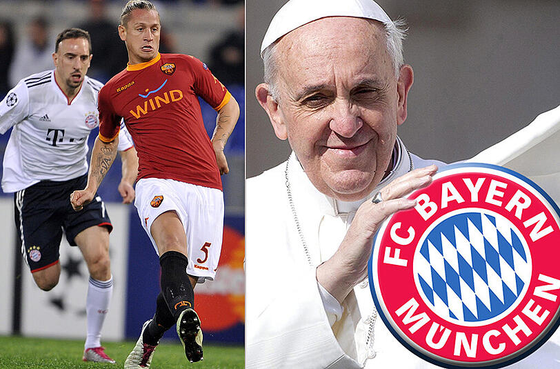 Der FC Bayern in Rom: Erst der "Härtetest" gegen den AS Rom, dann wartet der Segen des Papstes auf die Bayern.