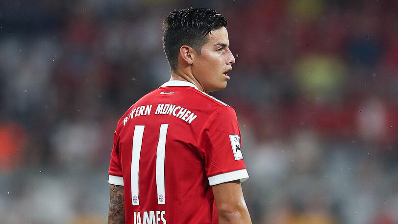 James Rodríguez hatte sich am Dienstag zurückhaltend geäußert.
