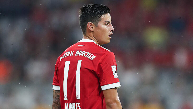 James Rodríguez hatte sich am Dienstag zurückhaltend geäußert. James Rodríguez hatte sich am Dienstag zurückhaltend geäußert.