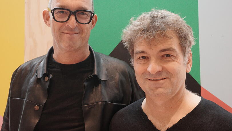 Albert Ostermaier mit Till Hofmann (rechts) Albert Ostermaier mit Till Hofmann (rechts)