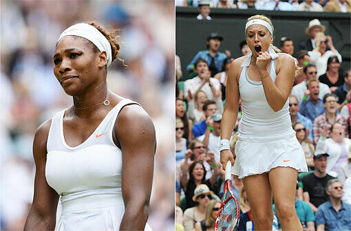 Die deutsche Tennisspielerin Sabine Lisicki schafft die Sensation und gewinnt im Achtelfinale von Wimbledon gegen die Weltranglistenerste Serena Williams. Hier die Bilder vom Match!