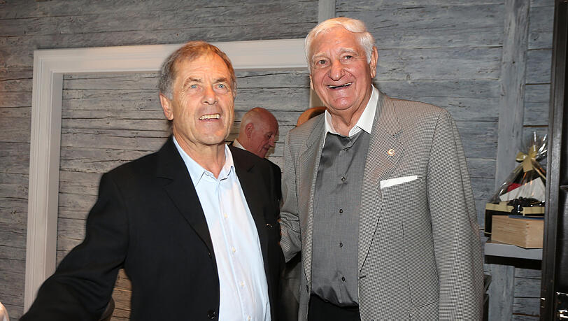 Fredi Heiß mit Petar Radenkovic. Fredi Heiß mit Petar Radenkovic.