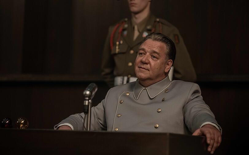 Oscargewinner Russell Crowe ("Gladiator") spielt in "Nürnberg" den ehemaligen Reichsmarschall Hermann Göring. Oscargewinner Russell Crowe ("Gladiator") spielt in "Nürnberg" den ehemaligen Reichsmarschall Hermann Göring.