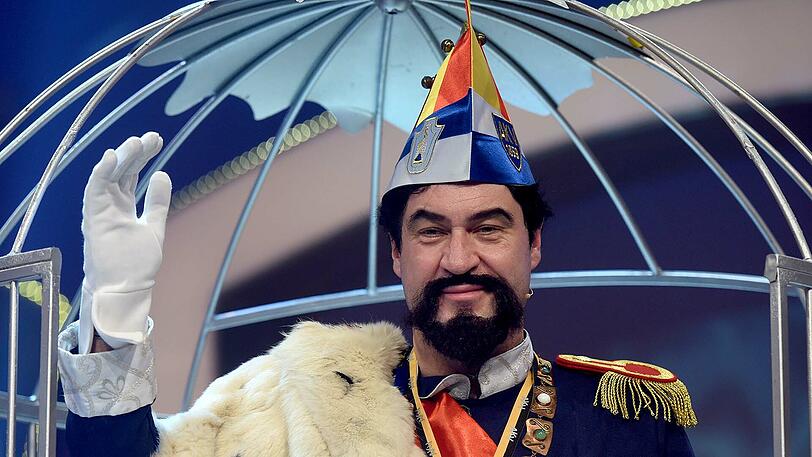 Faschingsnarr Markus Söder: Der Minister als König Ludwig II., ...