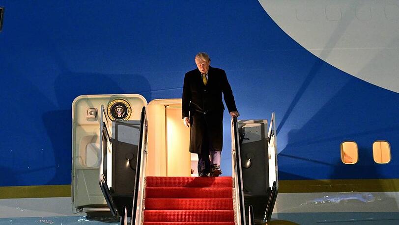 Donald Trump musste den Flieger wechseln.