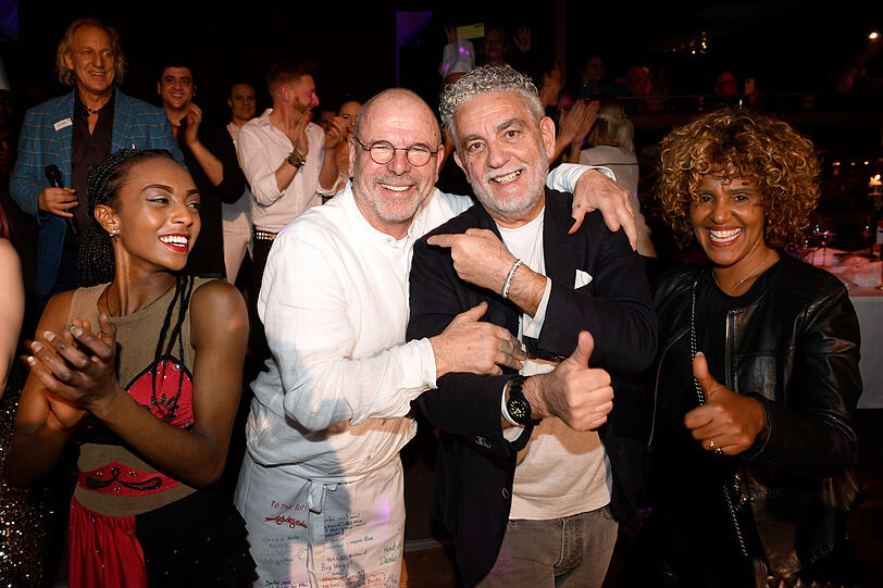 Richard Matthes, Mario Gamba und Helen Tsegaye