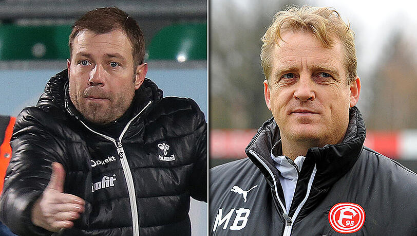 Die Spielvereinigung Greuther Fürth hat Frank Kramer (l) entlassen. Sein Nachfolger wird Mike Büskens. Die Spielvereinigung Greuther Fürth hat Frank Kramer (l) entlassen. Sein Nachfolger wird Mike Büskens.